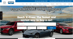 Desktop Screenshot of beachmazda.net